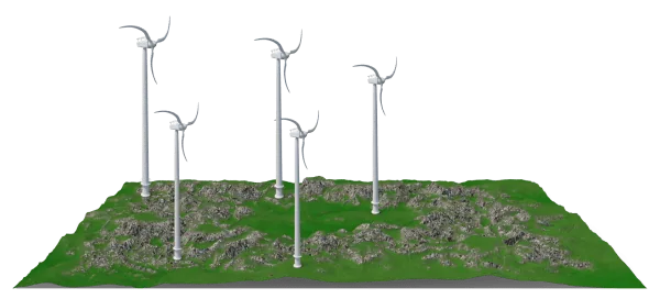 Ilustração do segmento Energias Renováveis