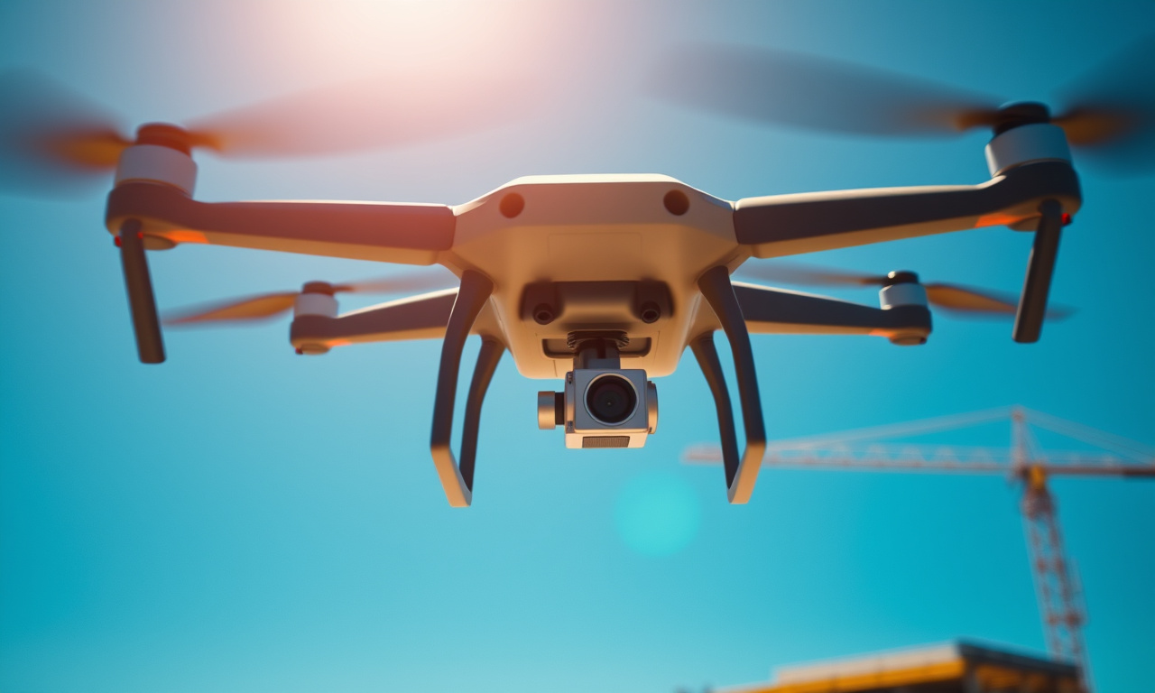 01 hero 6 - o que é aerofotogrametria - 5 Drone profissional executando aerofotogrametria sobre uma área de mapeamento