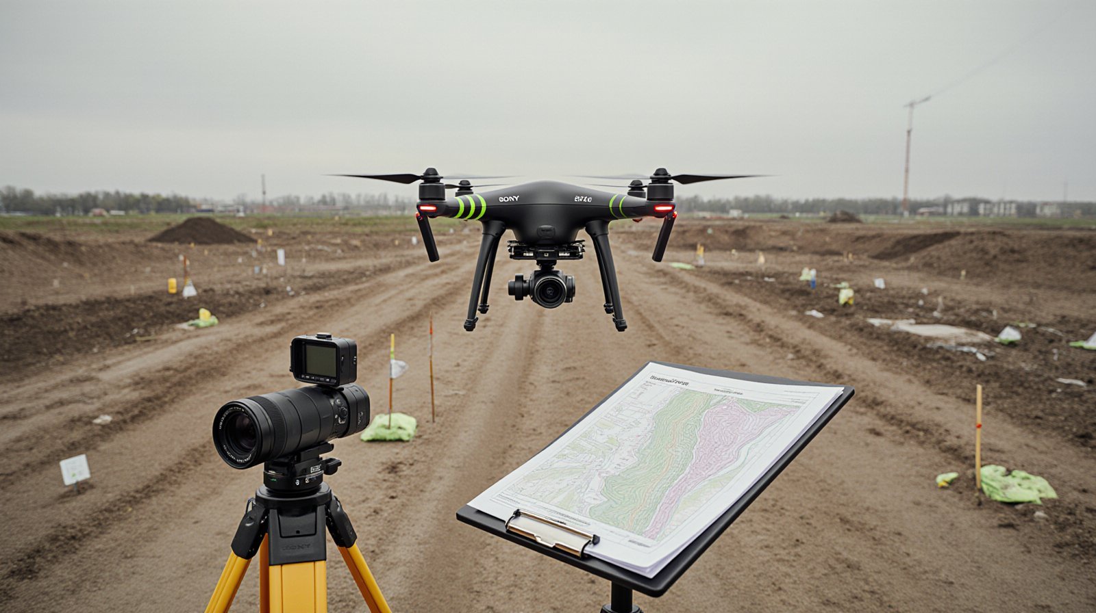 Mapeamento topográfico com drone: etapas, entregáveis e aplicações na engenharia